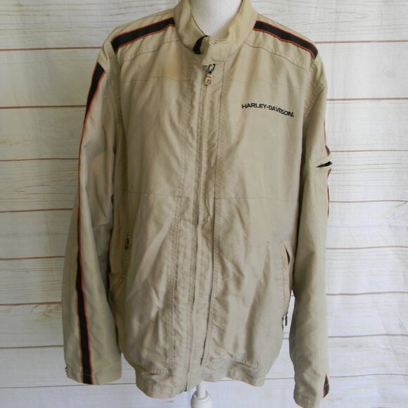 HARLEY DAVIDSON RAIN RESISTANT JACKET LOGO SZ XL MENS